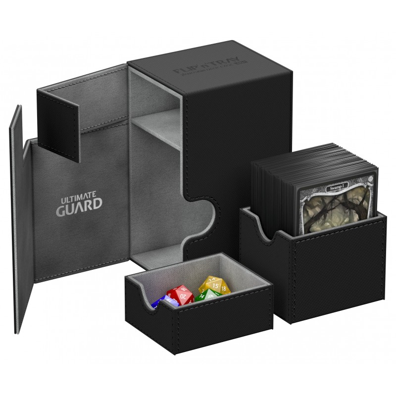 Ultimate Guard Flip'n'Tray™ 80Card Deck Box, Black